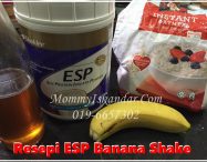 Resepi ESP Banana Shake Yang Sedap